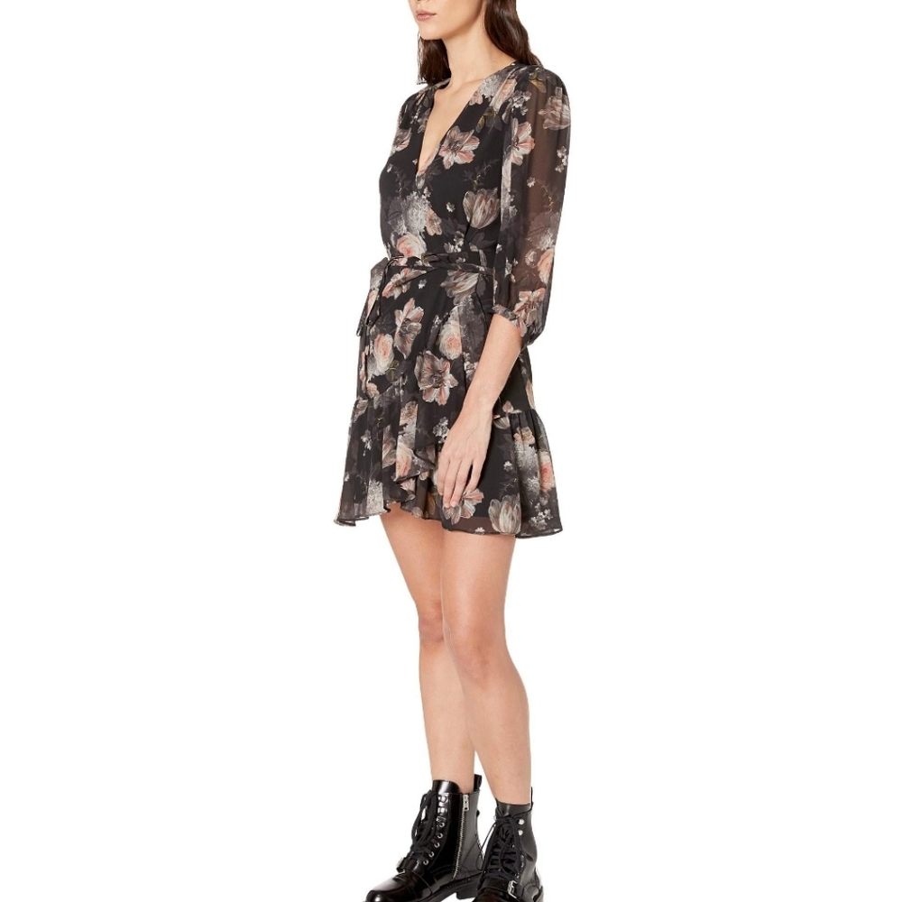 NEW ALL SAINTS JADE EDEN FLORAL DRESS SIZE M